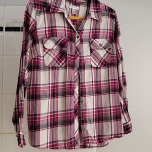 Croft & barrow plaid button down shirt